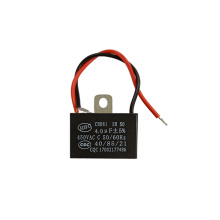 CBB61 4.0uf 450vac capacitor for generator fan 2 wire